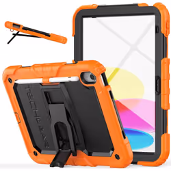 [ArmourSHIELD Case] Full Body Tough Rugged Case with Folding Stand & Screen Protector For Apple iPad 10 2022 / iPad 10th Gene ...