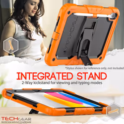 [ArmourSHIELD Case] Full Body Tough Rugged Case with Folding Stand & Screen Protector For Apple iPad 10 2022 / iPad 10th Generation 10.9"