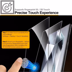Samsung Galaxy S24 Ultra FULL Tempered Glass Screen & with Camera Lens Protector