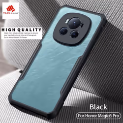 [Fusion Armour] Premium Hybrid Tough Rugged Protective Bumper Case Heavy Duty Protection with Clear Back Designed For Honor Magic 6 Pro 5G