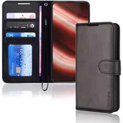 [Leather Wallet Case] Protective Cover with Cash & Card Holder, Stand and Wrist Strap For Nothing Phone 2a