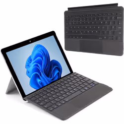 Keyboard for Microsoft Surface Go 1 2 3 4, Slim QWERTY Wireless Bluetooth Keyboard Cover, 7 Color Backlight, Precision Multi- ...