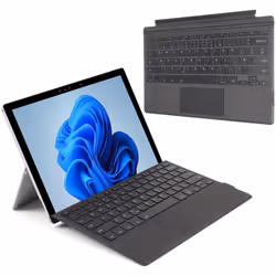 Signature Keyboard for Microsoft Surface Pro 7 7+ 6 5 4 3, Slim QWERTY Wireless Bluetooth Keyboard Cover, 7 Color Backlight,  ...