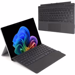 Microsoft Surface Pro 11/10 / 9/8 / X Signature Keyboard, Slim QWERTY Wireless Bluetooth Keyboard Cover, 7 Color Backlight, P ...