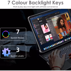 Magic Keyboard for Apple iPad Pro 11" (4th - 1st Generation), Magnetic Floating Stand, Precision Multi-Touch Backlight for iPad Pro 11 2022 - 2018