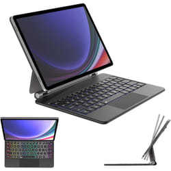 Magic Keyboard for Samsung Galaxy Tab S7 11", Magnetic Floating Stand, Precision Multi-Touch Trackpad, Backlight and UK Layout