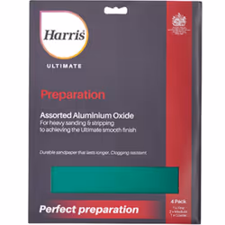 Harris Ultimate Preparation Aluminium Oxide Sandpaper  Assorted