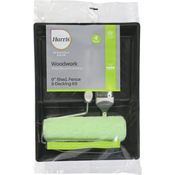 Harris 102032902 Exterior Roller Set 9in, Black/Green