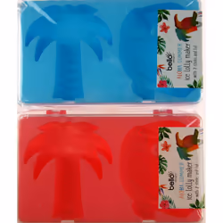 Set Of 2  Ice Lolly Making Moulds / Kits - Toucan Bird / Palm Tree Shapes