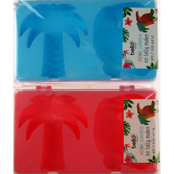 Set Of 2  Ice Lolly Making Moulds / Kits - Toucan Bird / Palm Tree Shapes