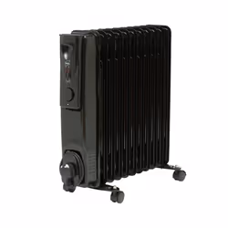 11 Fin Black Electric Oil Filled Radiator