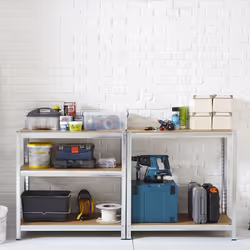 Neo 5 Tier Galvanised Large Steel Garage Shelving Racking Unit Storage Racks