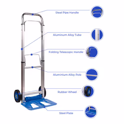 Neo 100kg Capacity Folding Sack Trolley With Extendable Handle