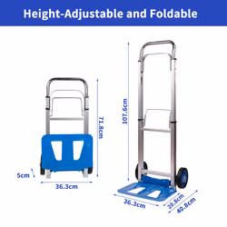 Neo 100kg Capacity Folding Sack Trolley With Extendable Handle