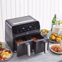 Neo Black Electric Digital Air Fryer - 8.5L WITH DUAL DRAWER