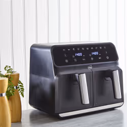 Neo Black Electric Digital Air Fryer - 8.5L WITH DUAL DRAWER