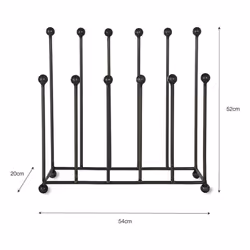 Neo Black Welly Holder (6 Pair)