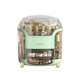 Neo Three Layer Cosmetic Makeup Organiser & Holder - Clear- Mint