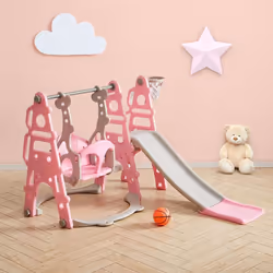 Neo 4-in-1 Children's Indoor/Outdoor Play Set - Pink