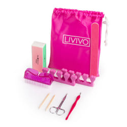 LIVIVO 9 Piece Manicure & Pedicure Nail Kit