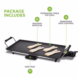 Large Teppanyaki Grill - Electric Hot Plate BBQ Griddle for Flavorful Cooking - Additional view 7