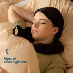 LIVIVO Hot Water Bottle for your Neck & Shoulder - Black