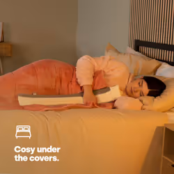 LIVIVO 2L Long Hot Water Bottle with Fleece Cover - Additional view 2