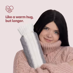 LIVIVO 2L Long Hot Water Bottle with Fleece Cover - Additional view 5