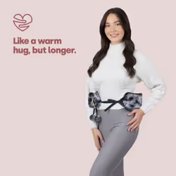 LIVIVO 2L Extra Long Hot Water Bottle with Fleece Cover