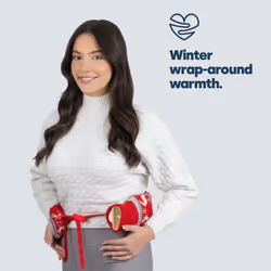 LIVIVO 2L Long Hot Water Bottle with Festive Christmas Design - Additional view 6