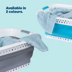LIVIVO Collapsible Laundry Basket - Grey - Additional view 6