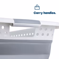 LIVIVO Collapsible Laundry Basket - Grey - Additional view 7