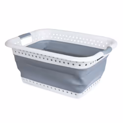 LIVIVO Collapsible Laundry Basket - Grey - Additional view 8