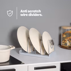 LIVIVO Saucepan Lid Organiser and Plate Drying Rack - Additional view 5