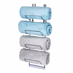 LIVIVO 2-in-1 Towel Rack - Over Door/Wall Mounted