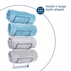 LIVIVO 2-in-1 Towel Rack - Over Door/Wall Mounted
