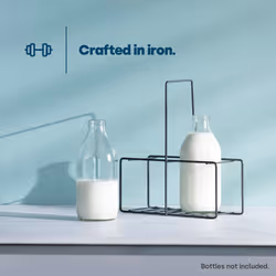 LIVIVO Milk Crate Bottle Holder - 2 BOTTLE HOLDER - Additional view 6