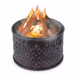 LIVIVO ROMBO 2-in-1 Outdoor Fire Pit & BBQ Grill - Additional view 6