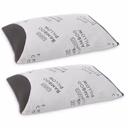 LIVIVO Bamboo Memory Foam Pillow Anti-Bacterial Premium Support Pillow New Luxury