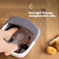 LIVIVO Collapsible Foot Spa - Wet Bath, Bubble Massage & Pedicure