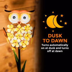 Solar Powered Stake Light with Rechargeable Battery, Sturdy Ground Spike IP44 Waterproof Casing and Weatherproof Shell - Additional view 7