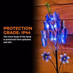 Solar Powered Stake Light with Rechargeable Battery IP44 Waterproof Casing - Additional view 6