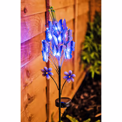 Solar Powered Stake Light with Rechargeable Battery IP44 Waterproof Casing - Additional view 9