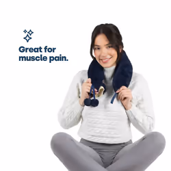 LIVIVO 2L Long Hot Water Bottle - Navy with Pompom - Additional view 6