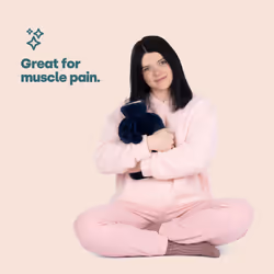 LIVIVO 2L Soft Fluffy Hot Water Bottle with Cover - Navy - Additional view 5