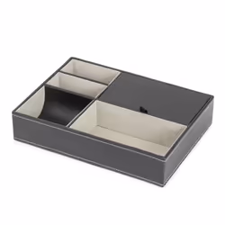 LIVIVO 5-Compartment Leather Organiser Tray - Additional view 9