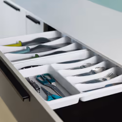 LIVIVO 6 Compartment Cutlery Tray Drawer Organiser - Additional view 5