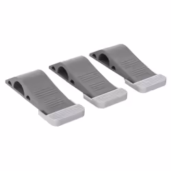 3 Door Wedge Heavy Duty Rubber Door Wedge with Holder - Non-Slip Door Jammer