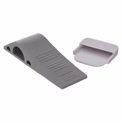 3 Door Wedge Heavy Duty Rubber Door Wedge with Holder - Non-Slip Door Jammer