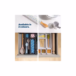 LIVIVO 8-Piece Drawer Divider Set - White - Additional view 3